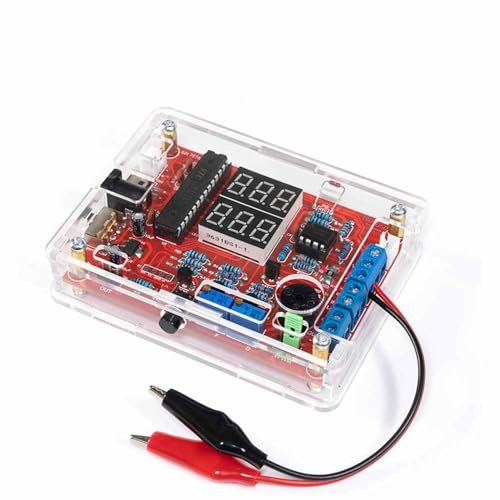 Multimeter-Bausatz, 5V, DIY-Elektronik, Nixie-Anzeige, rot, inkl. Gehäuse