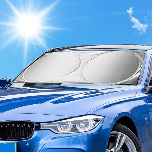 JJNIENUS Auto Windschutzscheibe Sonnenschutz Für Opel Zafira C 2012-2019, Frontscheibe Sonnenschirm Frontfenster Abdeckung UV-Schutz Wärmeisolierung Faltbarer Zubehör