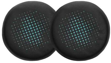 kwmobile 2X Kopfhörer Ersatz Ohrpolster kompatibel mit Jlab Go Work Gen 2 Polster - Polster aus Kunstleder für Over Ear Headphones