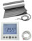 Elektrische Fußbodenheizung HoWaTech ALU für Laminat Parkett Vinyl Komplett Set TWIN Heizmatte 150 W/m² inkl. Thermostat mit Wochenprogramm, Heizfläche:1.00m²