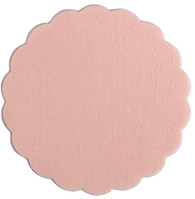 500 Airlaid Glasuntersetzer rund für Gläser 9cm Durchmesser Stoffähnlich | Untersetzer Getränkeuntersetzer Coasters Stoffoptik | Hochzeit Gastronomie Catering Hotel | Premium QUALITÄT | Rosa