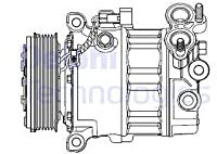 DELPHI CS20512 - Compressore, aria condizionata, aria condizionata, compressore, compressore d'aria