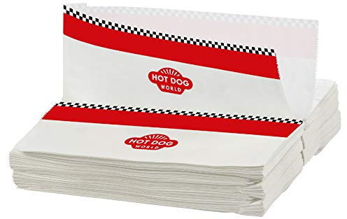 HOT DOG WORLD - Hot Dog Tüten 100 Stück