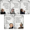 5er Set Blechschilder Albert Einstein Sprüche 20x30cm - Metall-schild mit Spruch - Vintage Wand-Deko Schild Poster Geschenkidee