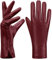 MGGM collection MGGMOKAY Damen Lederhandschuhe Touchscreen Kaschmir gefüttert,Weinrot,XL