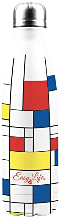 EASY LIFE BOUTEILLE ISOTHERM 50CL EN BOITE CADEAU MONDRIAN R2300#DRIA, Noir