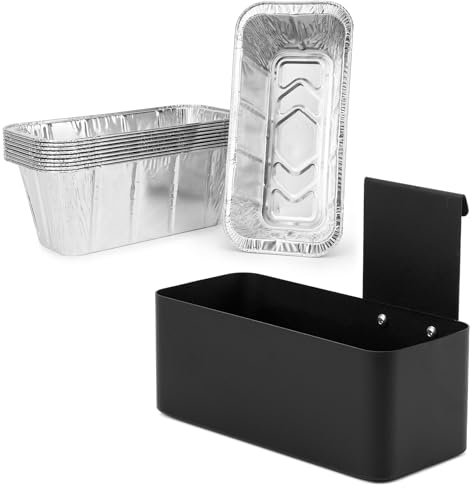 Stanbroil Fettauffangwanne mit 10 Einweg-Folieneinsätzen, kompatibel mit früheren Versionen der Blackstone 71,4 cm und 91,4 cm Grillplatte