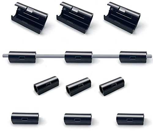 40 StüCk Schwarze Kabelhalter Kabelclips, Selbstklebend Schreibtisch KabelfüHrung, Kabel organizer Clip Kabelorganisation füR Kabelclips, Schreibtisch, BüRo Und Zuhause (02 - Large)