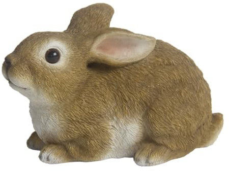 Esschert Design Kaninchen M Braun liegend - Polyresin