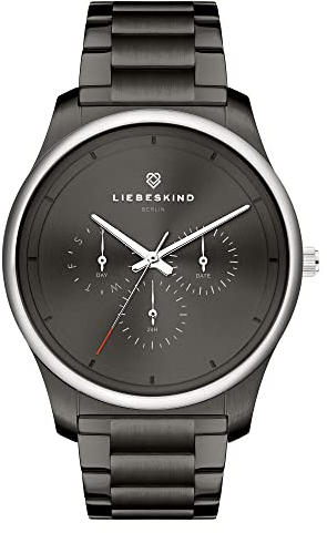 Liebeskind Berlin Damen Analog Quarz Uhr mit Edelstahl Armband LT-0360-MM