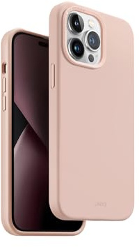 Uniq Hybrid iPhone 14 Pro Max Lino Blush Pink Hülle