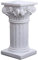 Heall Römische Kolonne Griechische Säule Harz Statue Figur Basisharz Statue Griechische Säule Statue Basisstand Geburtstagsfeier Hochzeitstisch Sandspiel Dekoration ist ideal für Gartenwert, Weiß