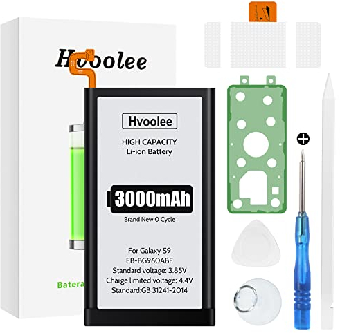 3000mAh Akku für Samsung Galaxy S9 SM-G960F, Interner Ersatzakku Hohe Kapazität Handy-Akku Samsung Akku Reparaturset Leistungsstark Lange Akkulaufzeit