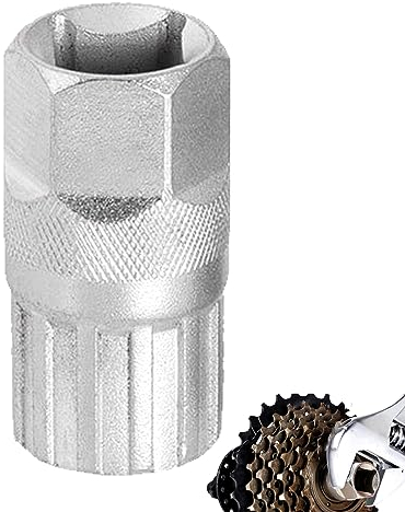 Ansodo Tretlager Werkzeug,Fahrrad Innenlagerschlüssel,10/12mm Universal 12-Zahn-Tretlager,Fahrrad Freilauf Entferner Reparatur Werkzeug,Für Fahrradreparaturen