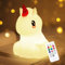 Nice Dream Nachtlicht für Kinder, 9 Color Silikon Baby Nachtlicht mit Fernbedienung, USB Wiederaufladbare Dimmbare Kinder Nachtlicht Kawaii Kinderzimmer Deko Mädchen Junge Geschenke (04-Einhorn)