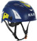 KASK Schutzhelm Superplasma HI VIZ - Arbeitsschutzhelm, Drehrad, Reflexstreifen, EN 397, Farbe:blau/gelb