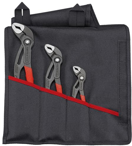 Knipex 3-teiliges Cobra®-Set in Werkzeugrolle (001955S9)
