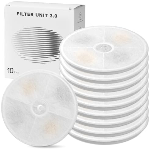 Filtros Fuente Gatos, Elemento de Filtro compatibles con Fuentes Inteligentes Automáticas de 1.85 L/1.8 L/ 2 L, Filtro de Repuesto 2.0 & 3.0 Filtración Más Fuerte