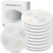 Filtres pour Fontaine à chat, NautyPaws Lot de 10 Filtres Compatible avec 1,85L/1,8L/2L Fontaine à Eau et Automatique intelligente Filtre de Rechange 2.0 & 3.0 avec résine et Charbon Actif