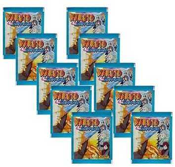Panini NARUTO Shippuden Sticker - 10x Stickertüten je 5x Sammelsticker
