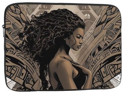 Laptop Sleeve Case 10 inch Shockproof Protective Computer Carrying Cover Black Comic Art Laptop Case Travel Laptop Bag for Men Women