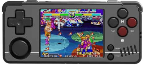 Miyoo A30 Retro Game Console 128GB, 2.8 IPS Display, Powerful CPU, Multi-Emulator Support, Online Multiplayer, PC Game Streaming, 5-Hour Battery, Play Anytime, Anywhere (Black)
