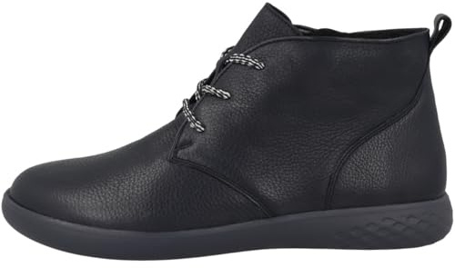 Waldläufer H-Cloé Damen Schnürstiefelette Leder blau blau