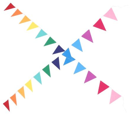 Abaodam Festival-dekoration – 2 Wimpelfahnen Aus Filz Geburtstagsbanner Für Kinderpartys Kinderzimmer-dekoration