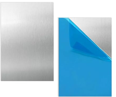 Chapa aluminio, 2 placas de aluminio de 1,5 mm, 30 cm x 20 cm, placa de aluminio, Chapa Aluminio Blanco para Bricolaje, Modelismo, Industria, Formato Rectangular