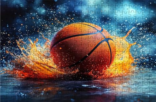 Puzzle 6000 Teile, Jigsaw Puzzle 6000 Teile Erwachsene Basketball Holzpuzzle Erwachsene Sport, Klassische Puzzles Geschicklichkeitsspiel als Geschenke für Frauen Deko Wohnzimmer 180x105 cm RXPT-1199