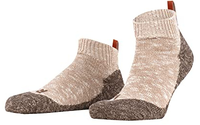 FALKE Men's Lodge Homepad M Hp Cotton Grips On Sole 1 Pair Grip socks, Brown Sesame 4390, 7/8 UK