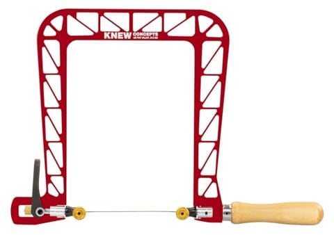 Knew Concepts Mk.4 Heavy Duty Fret Saw With Lever Tension And Swivel Blade Clamps 203mm/8 Deep