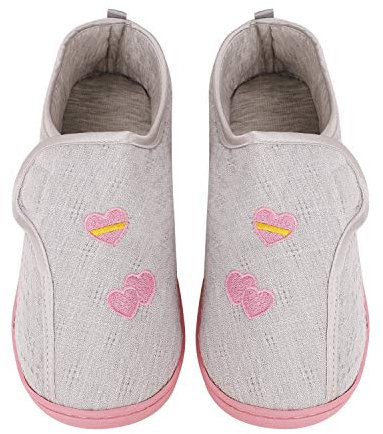 JINTN Chaussure Femme Enceinte en Coton Printemps-Eté Chausson d'Interieur Léger Pantoufle pour Femmes Enceintes Chaussons Confortables Chaussures Maison Semelle Souple Antidérapant