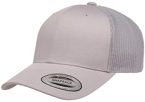 Yupoong YP Classics Retro Trucker Cap, Silver, OSFA