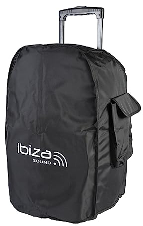 Ibiza - PORT-BAG15-MKII - Estuche de transporte para altavoces PORT15VHF-MKII y PORT15UHF-MKII - Negro