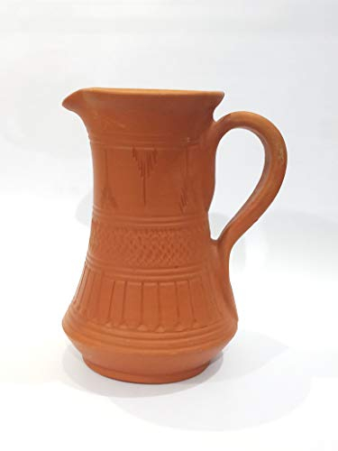 NandicoIndia Carafe à eau en terre cuite 1000 ml