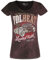 Volbeat Louder and Faster Frauen T-Shirt dunkelrot L 100% Baumwolle Band-Merch, Bands