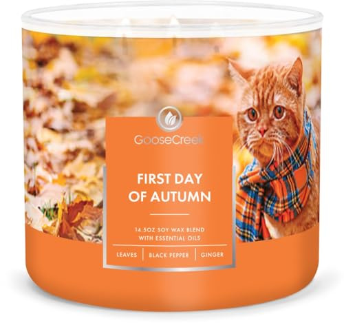 Goose Creek Candle® First Day of Autumn 3-Docht-Kerze 411g