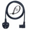Mr.Gadget's Solutions - Cavo di alimentazione ad angolo retto, lunghezza 2 m, compatibile con Samsung TV LED, plasma/schermo piatto