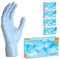 ARNOMED® Gants en nitrile taille L Bleu clair [100 pcs] - Gants à usage unique pour chirurgie & laboratoire - Gants en nitrile sans poudre et sans latex - Moufles en nitrile en XS, S, M, L, XL, XXL