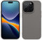 kwmobile Hülle für das iPhone 14 Pro Hülle - weiche und schlanke TPU Silikon Handyhülle - stoßabsorbierendes Flexibles Case - kabelloses Laden - Stone Dust