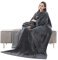 LumiSyne Kuscheldecke Mit Ärmeln Für Erwachsene Kuschelig Fleecedecke Weich Warm Flanell Winter TV Decke Mit Übergroße Ärmel Vordertasche Zur Aufbewahrung Tagesdecke Ärmeldecke Für Sofa Bett 170×200cm