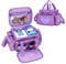 LoDrid Carrying Case Compatible with Tonie, Storage Bag Organizer for Audio Player Set and Accessories with Handle and Shoulder Strap, Purple, Bag Only, Patented Design