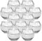 12 Stück Teelichthalter Glas, Silber Gefleckter Votive Kerzenhalter, Teelichtgläser Kerzenhalter für Geburtstag Weihnachten Geschenk Party HeimDekoration