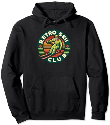 Retro Ski - Cooler Ski Retro Pullover Hoodie