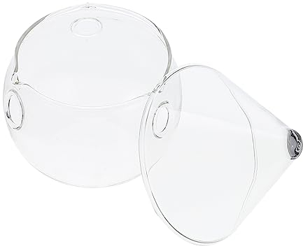 IMIKEYA Support à Nourriture Bol à Nourriture pour Salades Et Fruits Bol De Rangement Transparent