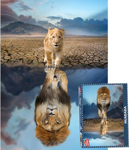HUADADA Puzzle 1000 Teile für Erwachsene Puzzle für Erwachsene 1000 Teile Puzzle Lernspiele - Totenkopf