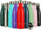 Mont-Clair Gourde isotherme - Bouteille isotherme sans BPA - Gourde inox 500ml, 24h froid & 12h chaud - Thermos isotherme en métal - Bouteille d'eau en acier - Gourde 500ml, Rouge