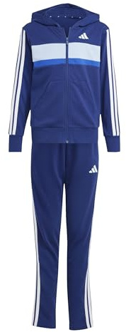 adidas Unisex Kinder Seasonal Essentials Tiberio 3 Stripes French Terry Tracksuit Trainingsanzug
