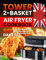 Tower 2-Basket Air Fryer Cookbook: 999 Days Quick, Yummy and Delicious Recipes for Beginners and Pros.